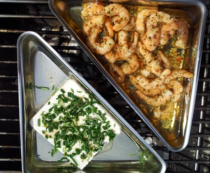 Thüros Edelstahl Eckpfannen / Grillschalen Mit Griff 1 Thüros Edelstahl Eckpfannen / Grillschalen Mit Griff