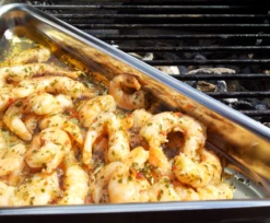 Thüros Edelstahl Eckpfannen / Grillschalen Mit Griff 5 Thüros Edelstahl Eckpfannen / Grillschalen Mit Griff -Flammengrill 1000001833 thueros pfanne