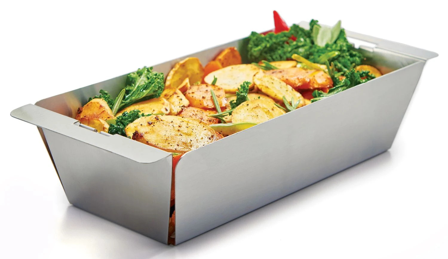 Broil King Narrow Gemüse Grillkorb Wok Edelstahl 36,8 X 16,5 X 8,9 Cm 2 Broil King Narrow Gemüse Grillkorb Wok Edelstahl 36,8 X 16,5 X 8,9 Cm – Bild 2