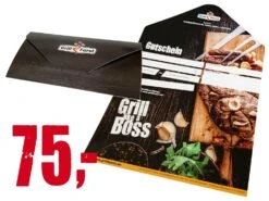 Grillfürst Geschenk Gutschein 75€