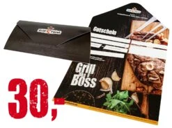 Grillfürst Geschenk Gutschein 30€