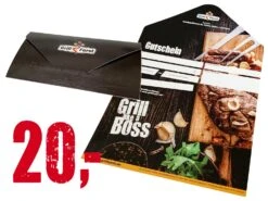 Grillfürst Geschenk Gutschein 20€