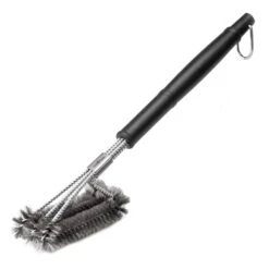 Grillfürst Reinigungsset Für Edelstahlroste Mit Edelstahl Grillbürste, Grillreiniger Spezial Lösung Und Trennspray