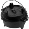 Grillfürst Dutch Oven Set BBQ Edition DO4 - X-DEAL Inkl. Tragetasche / Aufbewahrungstasche, Gusseisen Pflege Und Deckelheber