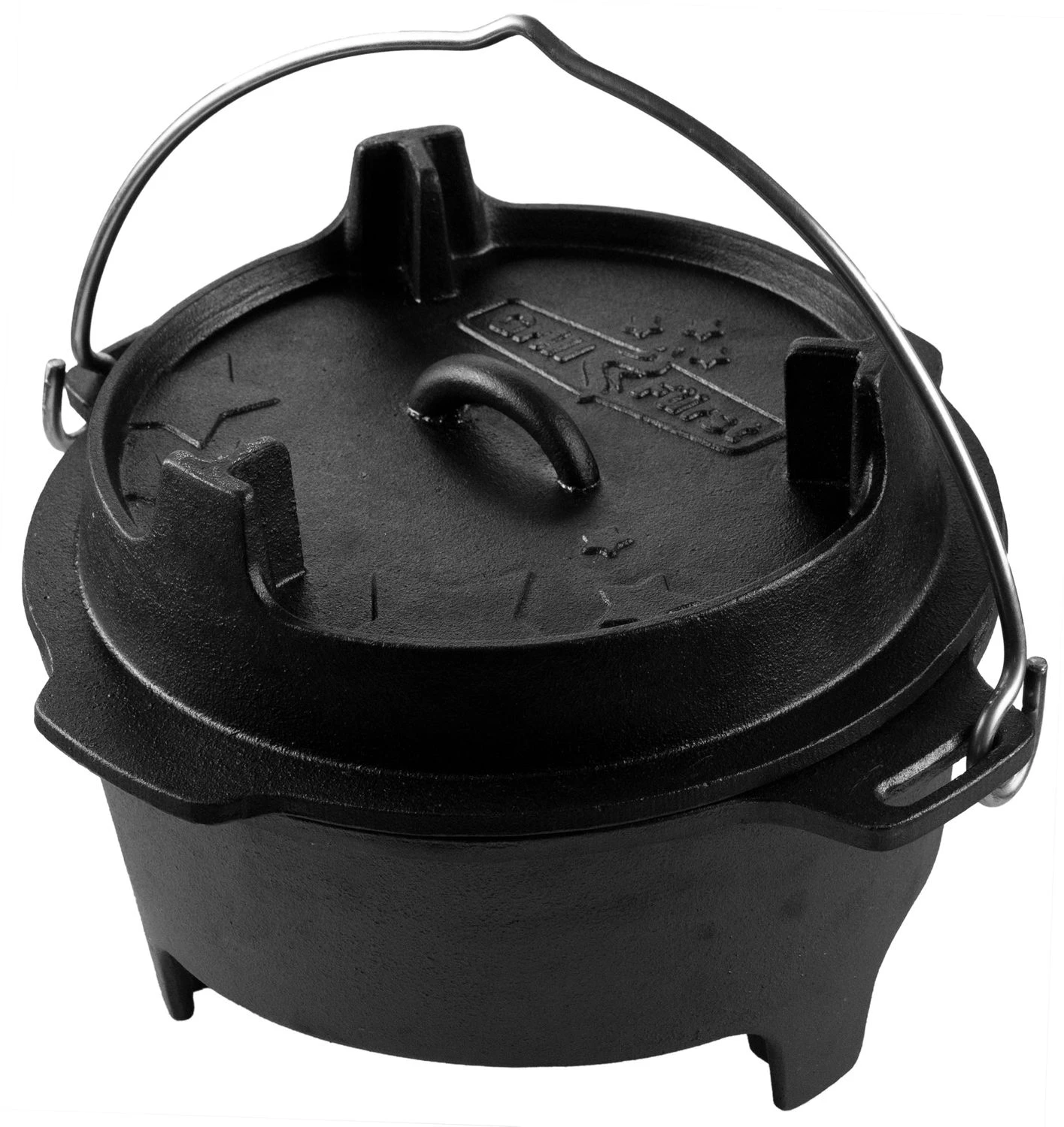 Grillfürst Dutch Oven Set BBQ Edition DO4 - X-DEAL Inkl. Tragetasche / Aufbewahrungstasche, Gusseisen Pflege Und Deckelheber 1 Grillfürst Dutch Oven Set BBQ Edition DO4 - X-DEAL Inkl. Tragetasche / Aufbewahrungstasche, Gusseisen Pflege Und Deckelheber