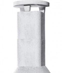 Buschbeck Gartenkamin Kreta II Weiß Mit Edelstahlblende 6 Buschbeck Gartenkamin Kreta II Weiß Mit Edelstahlblende -Flammengrill 1804 Buschbeck Gartenkamin Kreta II Abzug