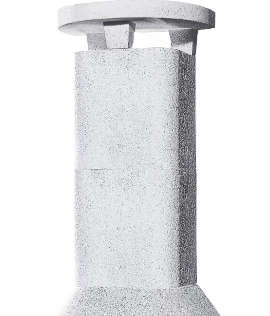 Buschbeck Gartenkamin Kreta II Weiß Mit Edelstahlblende 3 Buschbeck Gartenkamin Kreta II Weiß Mit Edelstahlblende – Bild 3