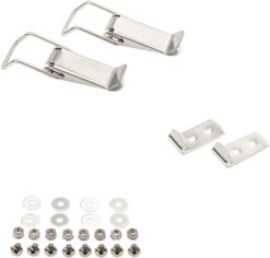 Rösle Ersatzteil: Ringverschluss Feuerschale Komplett Inkl. Schraubensatz Für Smoker No.1 F50-S - 2 Stück