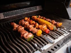 Grillfürst Edelstahl Schaschlikset Für Drehspieße - Mit 6 Spießen, 45 Cm 7 Grillfürst Edelstahl Schaschlikset Für Drehspieße - Mit 6 Spießen, 45 Cm -Flammengrill 20 108 Grillfuerst Grillspiesse 45 cm