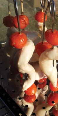 Thüros Edelstahl Spießhalter Für Holzspieße