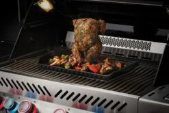 Napoleon Keramische Grillplatte 43 X 25 Cm Mit Geflügelaufsatz -Flammengrill 70150 napoleon keramikplatte haehnchen