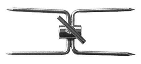 Thüros Fleischklammer Doppelt Für Drehspieß 1 Thüros Fleischklammer Doppelt Für Drehspieß