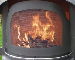 Girse Funkenflugtür Für Typ 1 Grillkamin / Schwarz