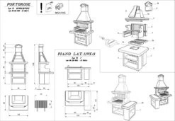 Palazzetti Grillkamin Portorose Inkl. Montagematerial -Flammengrill Aufbauanleitung Palazzetti Portorose