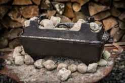 Grillfürst Dutch Oven Kastenform BK4 Aus Gusseisen -Flammengrill BBQ Kastenform Holzkohle