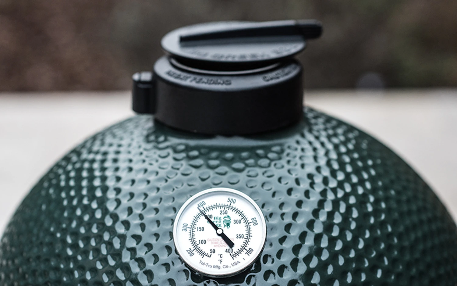 Big Green Egg Deckelthermometer Tel-Tru Für Medium / Small / MiniMax / Mini 1 Big Green Egg Deckelthermometer Tel-Tru Für Medium / Small / MiniMax / Mini