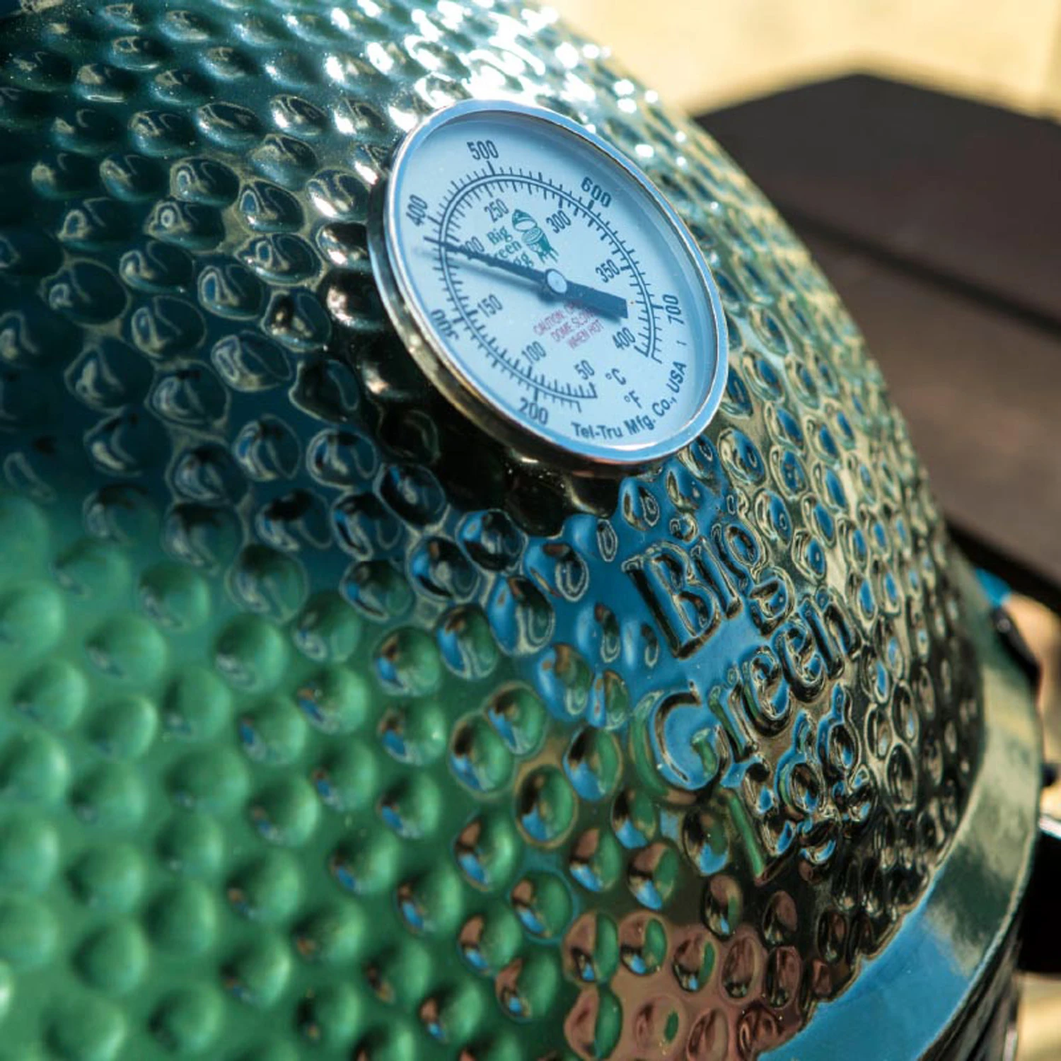 Big Green Egg Deckelthermometer Tel-Tru Für Medium / Small / MiniMax / Mini 2 Big Green Egg Deckelthermometer Tel-Tru Für Medium / Small / MiniMax / Mini – Bild 2