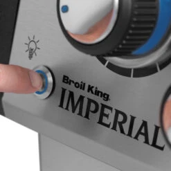Broil King Imperial S590 PRO IR Gasgrill - Modell 2023 - SMART Deal Inkl. Grillfürst Grill Control Mit Companion Device Und Einstichthermometer -Flammengrill Broil King Imperial S590 IR Knopf Beleuchtung