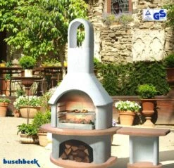 Buschbeck Gartenkamin Carmen Mit Tisch Grau-terra 9 Buschbeck Gartenkamin Carmen Mit Tisch Grau-terra -Flammengrill Buschbeck Gartenkamin Carmen mit Tisch