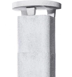 Buschbeck Gartenkamin Jupiter Weiß-terra Mit Kupferblende -Flammengrill Buschbeck Gartenkamin Jupiter Abzug