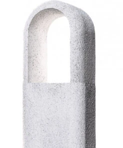 Buschbeck Gartenkamin Valenzia Weiß-anthrazit -Flammengrill Buschbeck Gartenkamin Valenzia Abzug