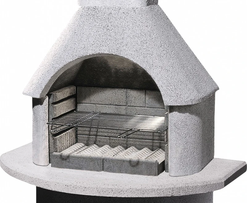 Buschbeck Gartenkamin Malibu Weiß 1 Buschbeck Gartenkamin Malibu Weiß