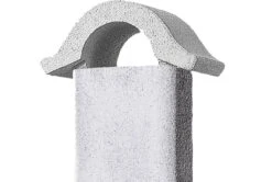 Buschbeck Gartenkamin Verona Weiß-anthrazit -Flammengrill Buschbeck Grillkamin Verona Abzug