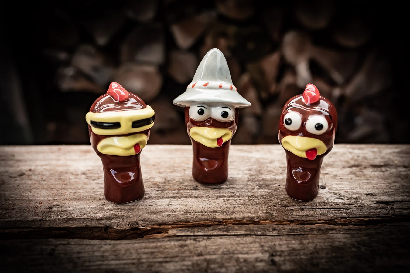 Grillfürst Chicken Heads /Porzellan Hühnerköpfe - 3er Set 1 Grillfürst Chicken Heads /Porzellan Hühnerköpfe - 3er Set