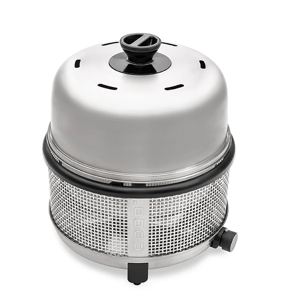 Cobb Grill Premier+ Gas Deluxe Gasgrill 50mbar - Inkl. Tragetasche, Grillplatte, Bratenrost, Garraumerweiterung Mit Hähnchenhalter 1 Cobb Grill Premier+ Gas Deluxe Gasgrill 50mbar - Inkl. Tragetasche, Grillplatte, Bratenrost, Garraumerweiterung Mit Hähnchenhalter