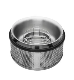 Cobb Grill Premier AIR Deluxe Holzkohlegrill - Inkl. Tragetasche, Grillplatte, Bratenrost, Pizzastein, 1x Cobble Stones 6er -Flammengrill Cobb Premier Air Deluxe Holzkohlegrill innen 5