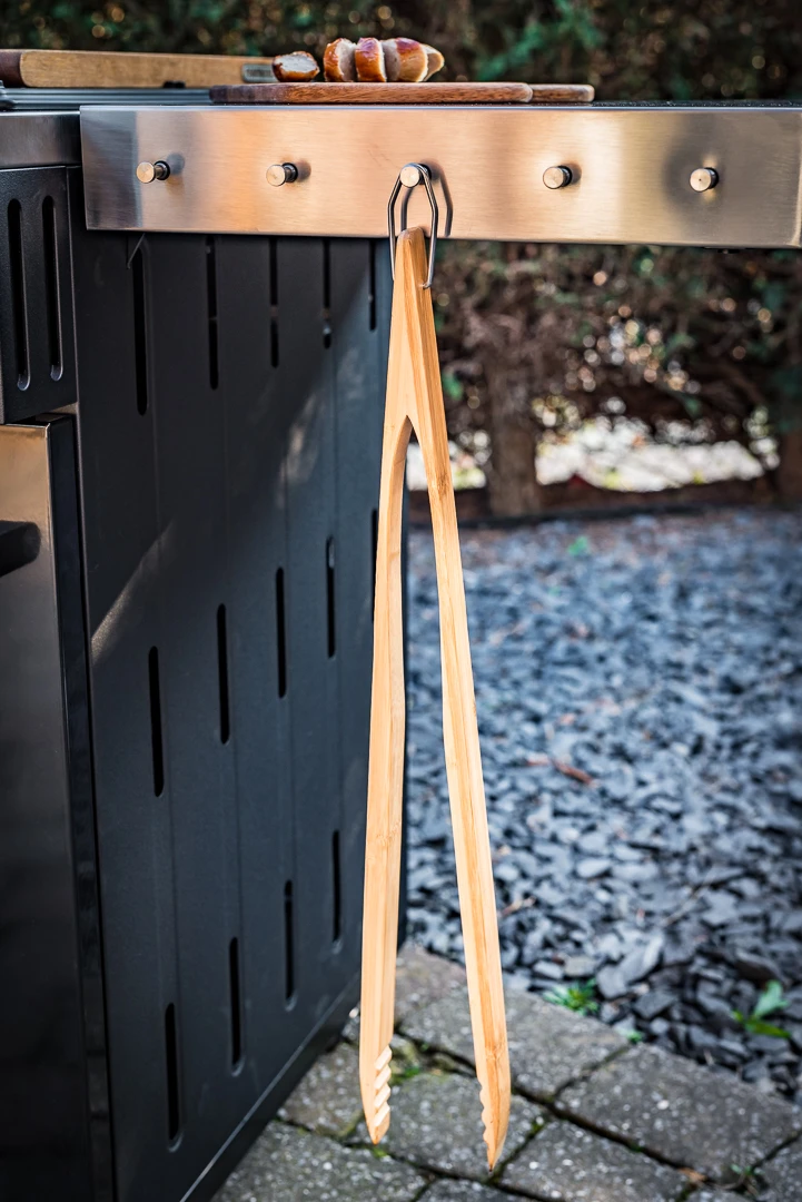 Grillfürst Grillzange Bambus, 60cm Extralang 2 Grillfürst Grillzange Bambus, 60cm Extralang – Bild 2