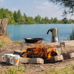 Fennek 4Fire - Mobiler 2-Zonen Grillrost -Flammengrill Fennek 4Fire Grillrost Lagerfeuer