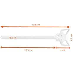 Fennek Burgerspieße 6er Set -Flammengrill Fennek Burgerspiesse Set Abmessungen