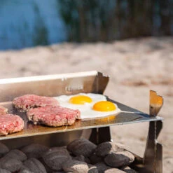 Fennek Edelstahl Plancha / Grillplatte Für Fennek 2.0 -Flammengrill Fennek Edelstahl Plancha Fennek 2 Spiegeleier