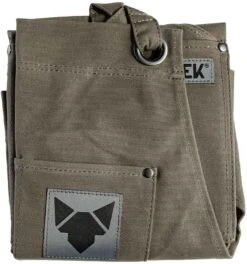 Fennek Grillschürze Grau - Imprägniert 11 Fennek Grillschürze Grau - Imprägniert -Flammengrill Fennek Grillschuerze grau zusammengelegt