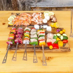 Fennek Grillspieße Kurz 6er Set -Flammengrill Fennek Grillspiesse kurz Lifestyle