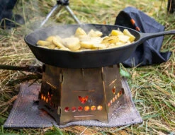 Fennek Erweiterungskit Für Hobo Kocher Basic -Flammengrill Fennek Hobo Kocher Basic Erweiterungskit Anwendung 01