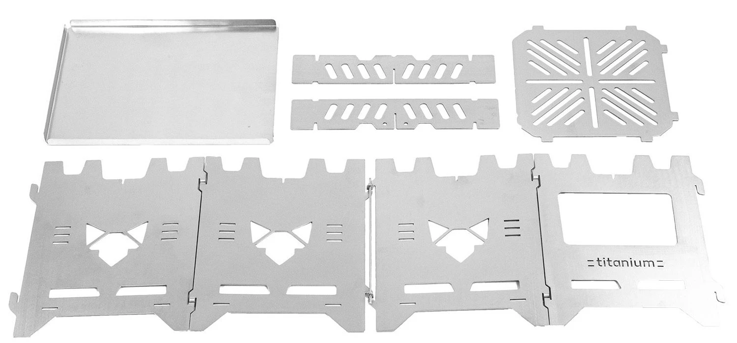 Fennek Hobo Kocher Premium Zum Klappen / Titan Mit Tasche Und Aschewanne 2 Fennek Hobo Kocher Premium Zum Klappen / Titan Mit Tasche Und Aschewanne – Bild 2