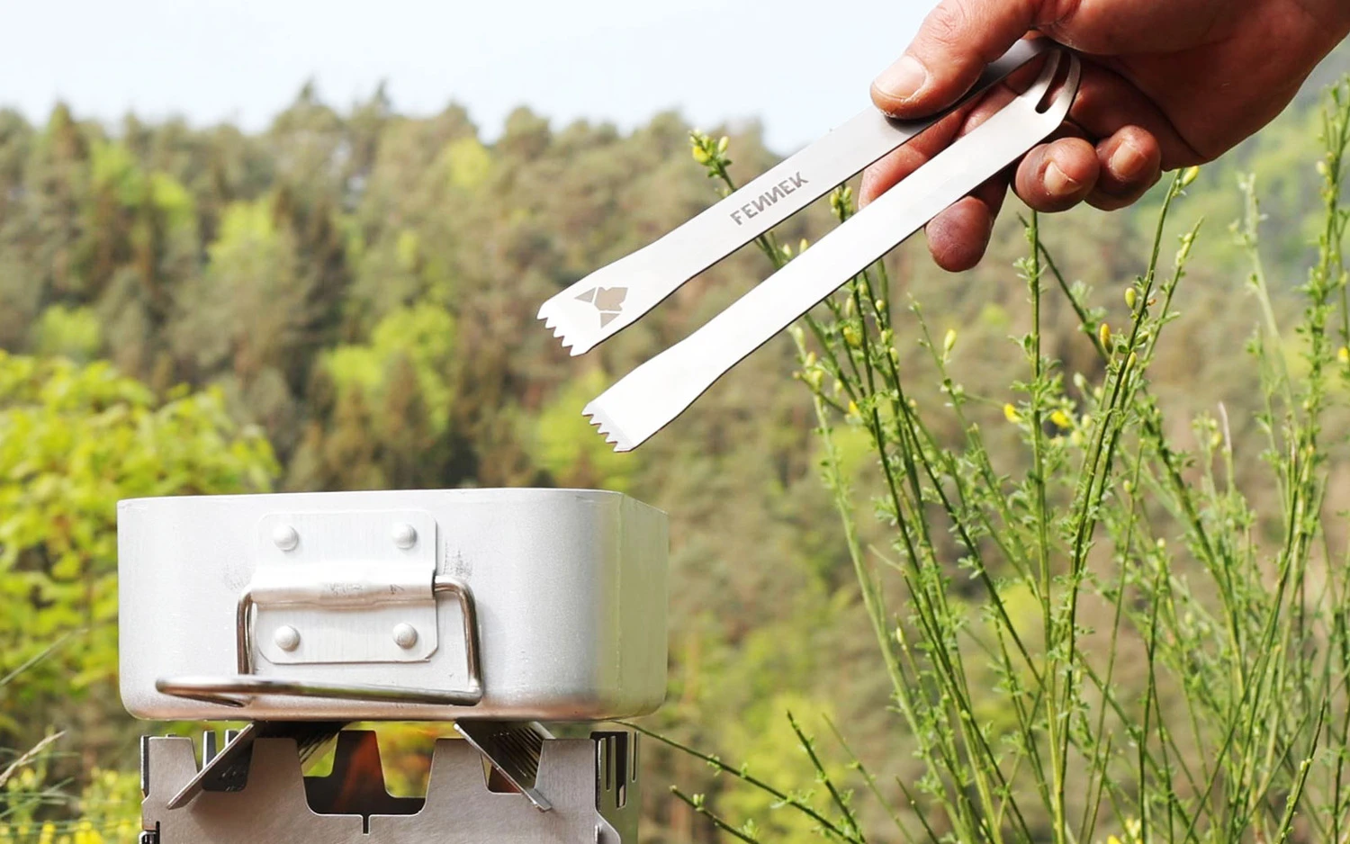 Fennek Kleine Grillzange Aus Titan - Mini Grillzange 1 Fennek Kleine Grillzange Aus Titan - Mini Grillzange