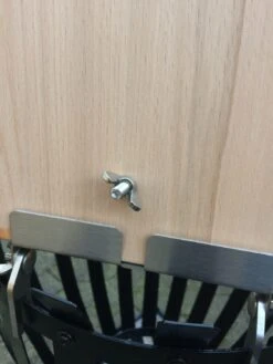 Grillfürst Flammlachsbrett Buche 14 X 50 Cm Schraub-Variante -Flammengrill Flammlachsbrett Schrauben Hinten