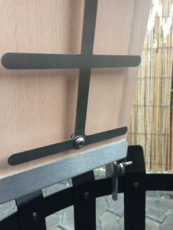 Grillfürst Flammlachsbrett Buche 14 X 50 Cm Schraub-Variante -Flammengrill Flammlachsbrett Schrauben Vorne