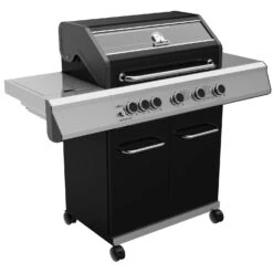 Grillfürst G510G Grill Control Edition 5-Brenner Gasgrill Mit Grill Control, Hochtemperaturbrenner Und Gusseisen Rosten -Flammengrill G510G Gasgrill