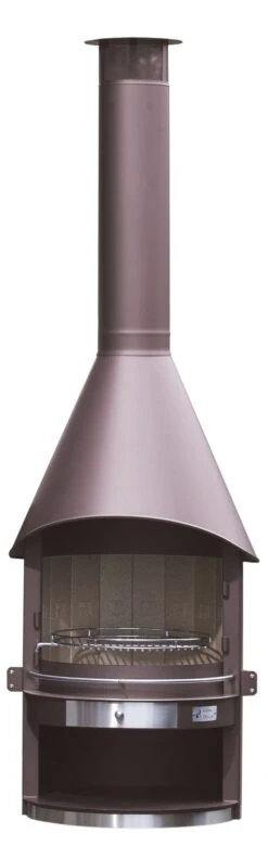 Girse Grillkamin Edelstahl Duo Exclusiv Typ 1 / Braun