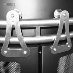 Girse Edelstahl Grillkamin Fashion Typ 2 / Schwarz -Flammengrill Girse grillkamin aussenkamin gartenkamin edelstahl girse design 3 1622645839