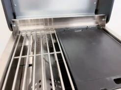 Grillfürst Grillplatte Gusseisen Für G201 Campinggrill/Wohnmobilgrill V2 - 32,8 X 22,8 Cm -Flammengrill Grillfuerst Campinggrill geteilte Grillroste Grillplatte