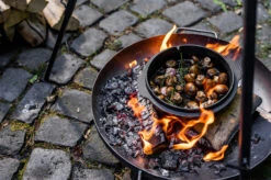 Grillfürst Dutch Oven Ohne Füsse DO6 -Flammengrill Grillfuerst DO6 ohne Fuesse Mood Feuerschale Deckel