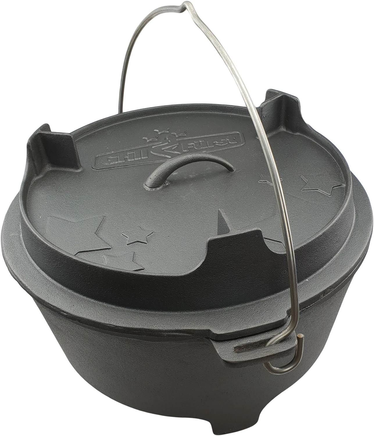 Grillfürst Dutch Oven Set BBQ Edition DO12 - X-DEAL Inkl. Tragetasche / Aufbewahrungstasche, Gusseisen Pflege Und Deckelheber 1 Grillfürst Dutch Oven Set BBQ Edition DO12 - X-DEAL Inkl. Tragetasche / Aufbewahrungstasche, Gusseisen Pflege Und Deckelheber