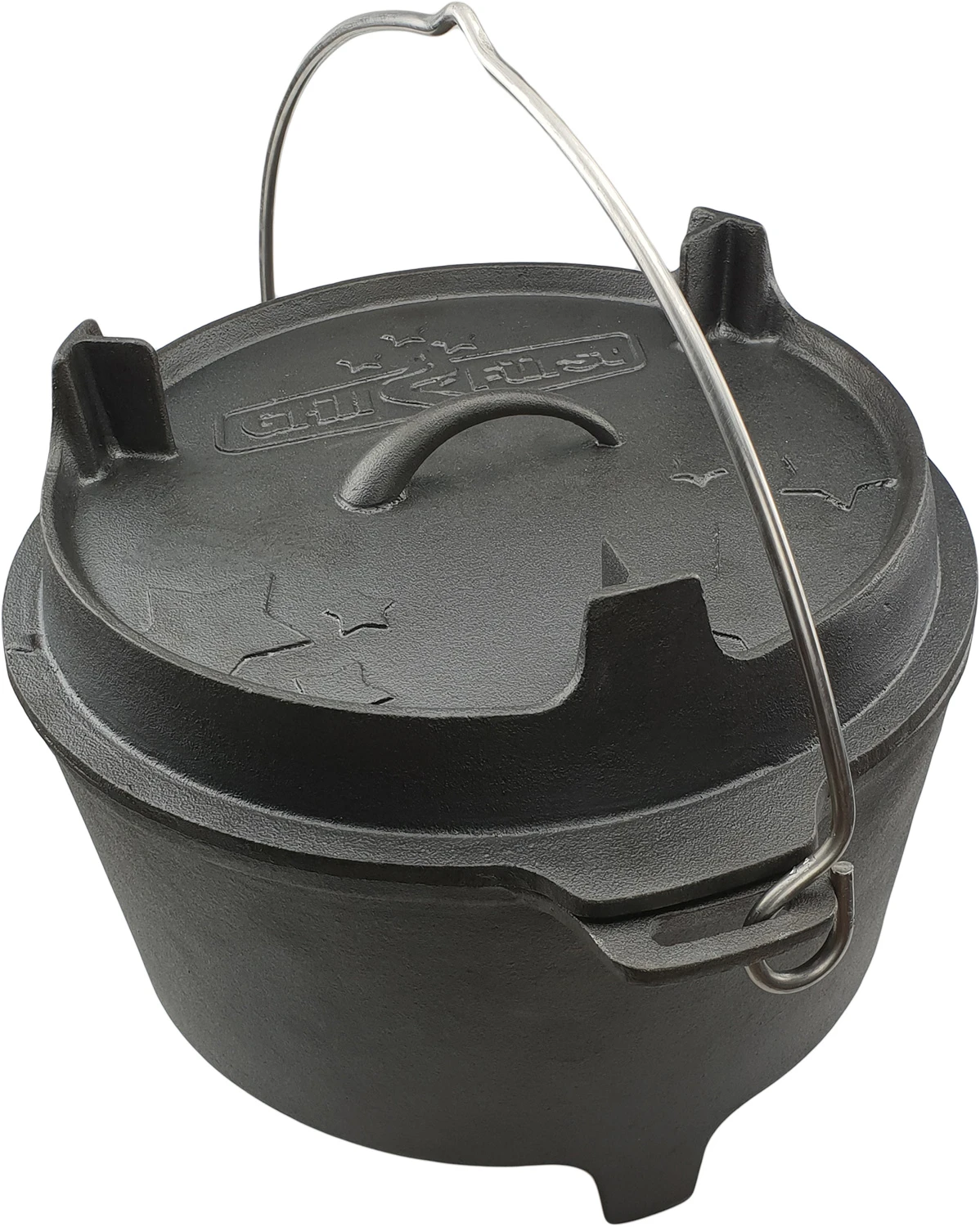 Grillfürst Dutch Oven Set BBQ Edition DO9 - X-DEAL Inkl. Tragetasche / Aufbewahrungstasche, Gusseisen Pflege Und Deckelheber 1 Grillfürst Dutch Oven Set BBQ Edition DO9 - X-DEAL Inkl. Tragetasche / Aufbewahrungstasche, Gusseisen Pflege Und Deckelheber