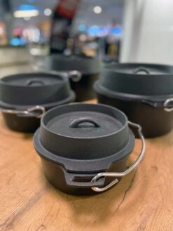 Grillfürst Dutch Oven Ohne Füsse DO2 -Flammengrill Grillfuerst Dutch Oven Gusstopf ohne Fuesse DO2