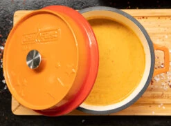 Grillfürst Emaillierter Dutch Oven Ohne Füsse DO6 - Orange 9 Grillfürst Emaillierter Dutch Oven Ohne Füsse DO6 - Orange -Flammengrill Grillfuerst Dutch Oven ohne Fuesse DO6 Suppe
